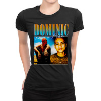 Dominic Fikel, Dominic, Fike, The Dominic Fike, Dominic Fike Art, Domi Ladies Fitted T-shirt | Artistshot