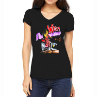 Vixen Edge Of A Broken Hearts, Vixen Edge Of A Broken Hearts Vintage,  Women's V-neck T-shirt | Artistshot