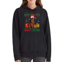 Merry Catmas Cat Ugly Christmas Havana Brown Mom Dad Vintage Hoodie | Artistshot