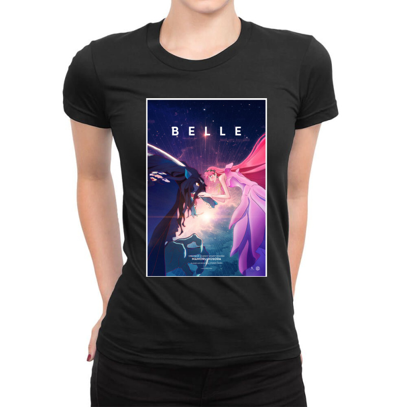 Belle - Mamoru Hosoda (2022) Ladies Fitted T-Shirt by cm-arts | Artistshot