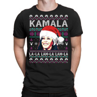 Santa Kamala Ugly Christmas Sweater Kamalalalala T-shirt | Artistshot