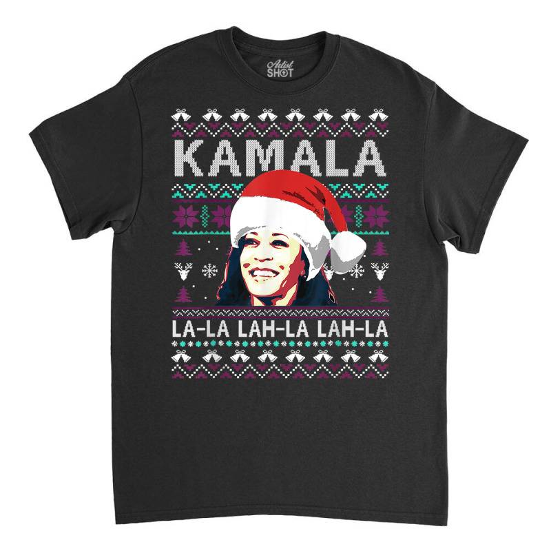 Santa Kamala Ugly Christmas Sweater Kamalalalala Classic T-shirt | Artistshot