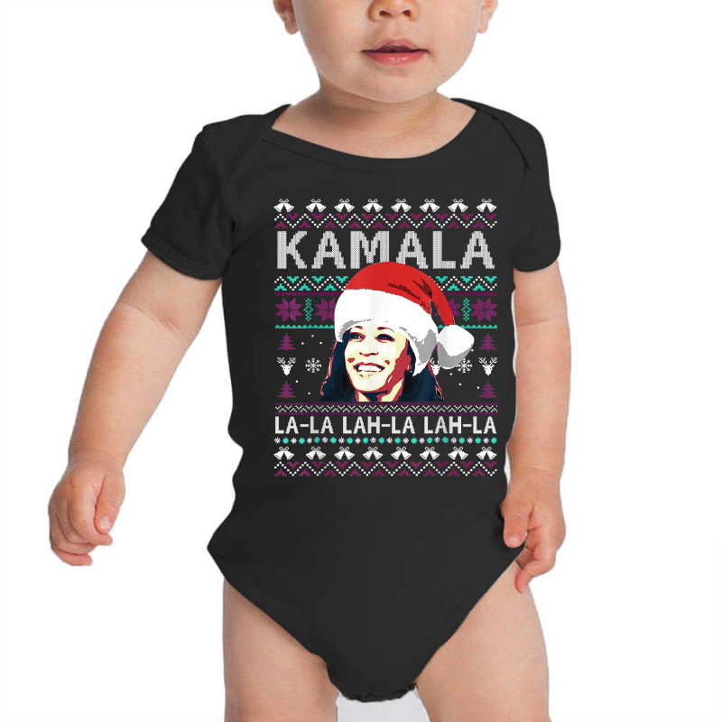 Santa Kamala Ugly Christmas Sweater Kamalalalala Baby Bodysuit | Artistshot