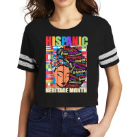 Hispanic Heritage Month Latin Country Flags T Shirt Scorecard Crop Tee | Artistshot