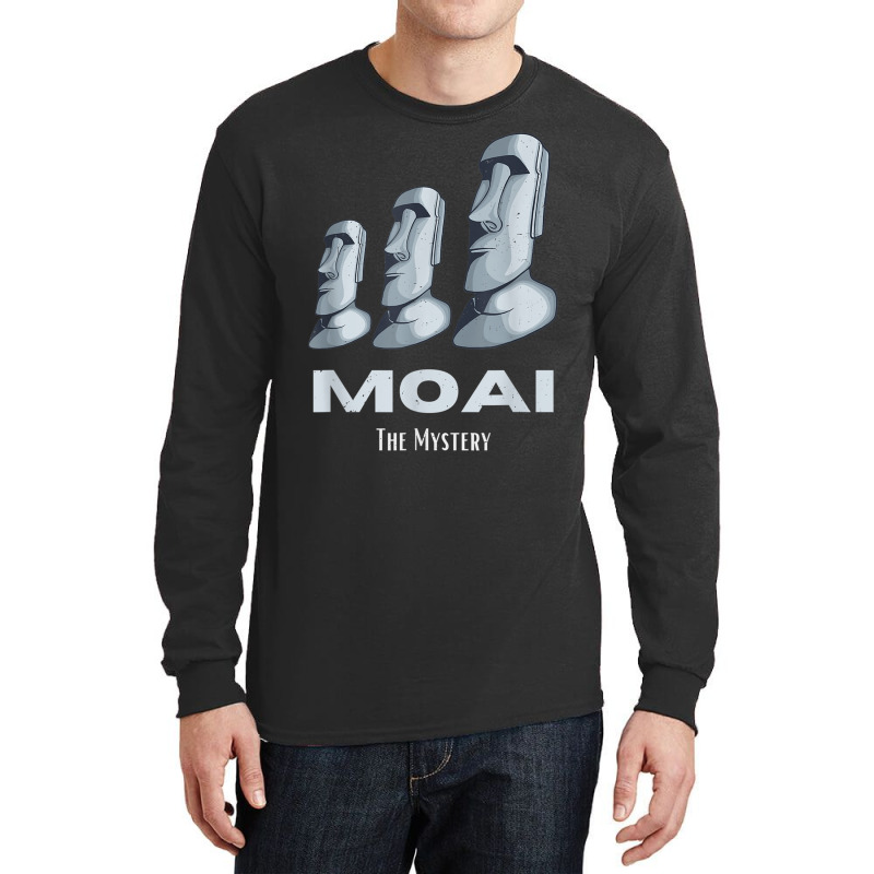 Rapa Nui Moai Easter Islands Statue Heads Mystery T Shirt Long Sleeve Shirts | Artistshot