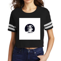 Castle In A Starry Night Chiffon Top Scorecard Crop Tee | Artistshot