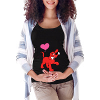 Clifford The Big Red Dog    (4) Maternity Scoop Neck T-shirt | Artistshot