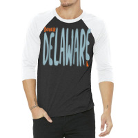 Dover Delaware, De Souvenir Raglan Baseball Tee 3/4 Sleeve Shirt | Artistshot