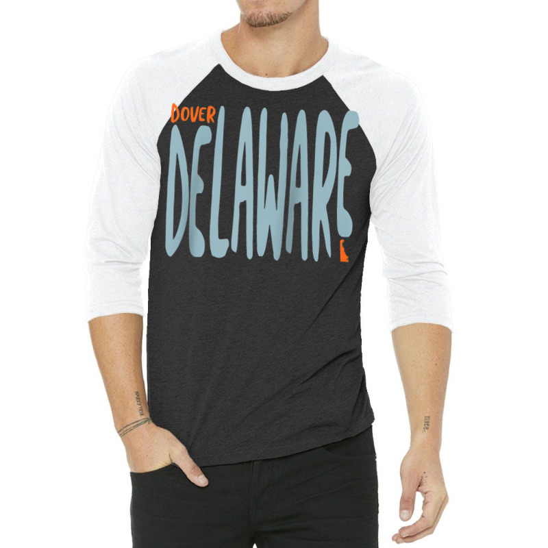 Dover Delaware, De Souvenir Raglan Baseball Tee 3/4 Sleeve Shirt | Artistshot