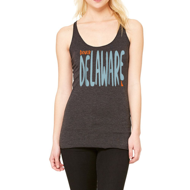 Dover Delaware, De Souvenir Raglan Baseball Tee Racerback Tank | Artistshot