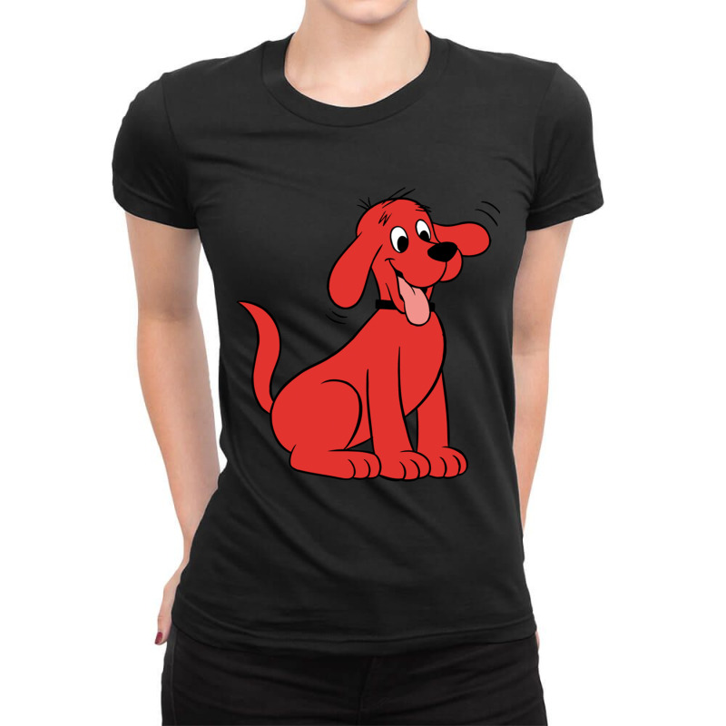 Clifford The Big Red Dog Ladies Fitted T-Shirt by TIMOTHYSHRINER | Artistshot