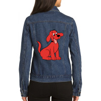 Clifford The Big Red Dog Ladies Denim Jacket | Artistshot