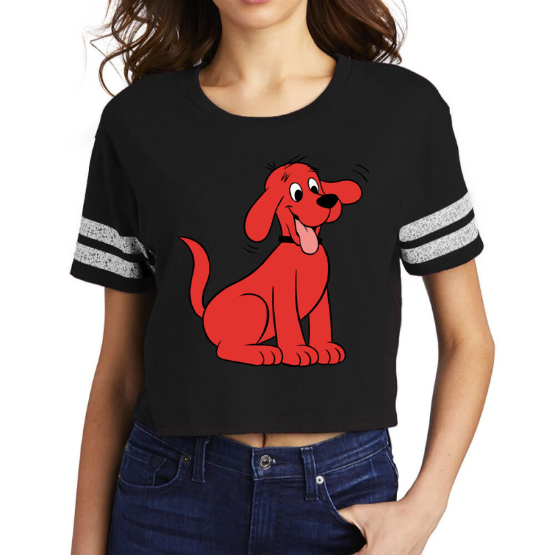 Clifford The Big Red Dog Scorecard Crop Tee by TIMOTHYSHRINER | Artistshot