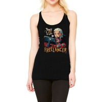 Toss A Coin To Your Freelancer, Work From Home, Remote Working, Freela Racerback Tank | Artistshot