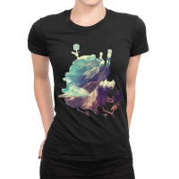 Howl_s Moving Castle Castle Ladies Fitted T-shirt | Artistshot