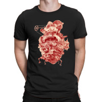 Howl_s Moving Castle In Red T-shirt | Artistshot