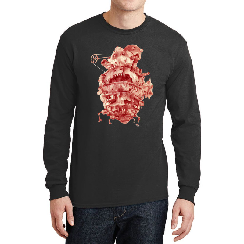 Howl_s Moving Castle In Red Long Sleeve Shirts by cm-arts | Artistshot