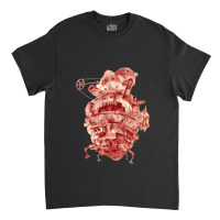 Howl_s Moving Castle In Red Classic T-shirt | Artistshot