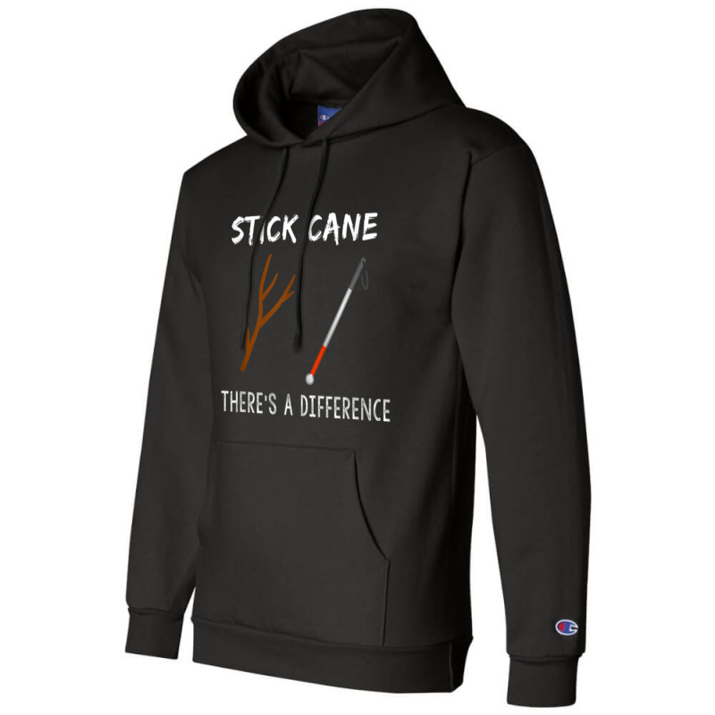 Stick Cane There's Different Orientation & Mobility Teacher T Shirt Champion Hoodie | Artistshot