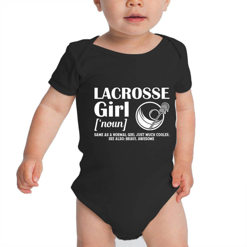 Lacrosse Quote Definition Woman Girl Baby Bodysuit by cm-arts | Artistshot