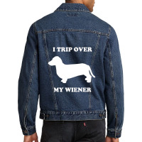 I Trip Over Men Denim Jacket | Artistshot