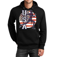 Usa Women Running Track & Field Team American Flag Runner T Shirt Unisex Hoodie | Artistshot