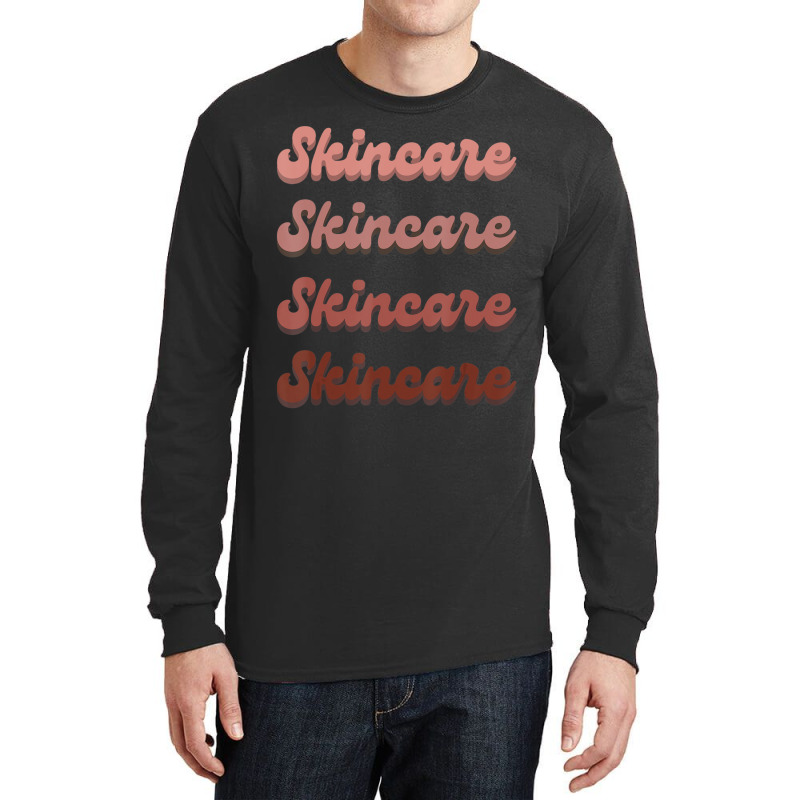 Skincare Skin Specialist Skin Esthetician Retro Skincare Long Sleeve Shirts | Artistshot