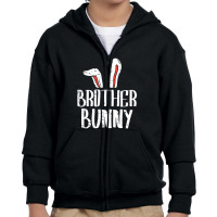 Brother Bunny Ears Cute Youth Zipper Hoodie | Artistshot