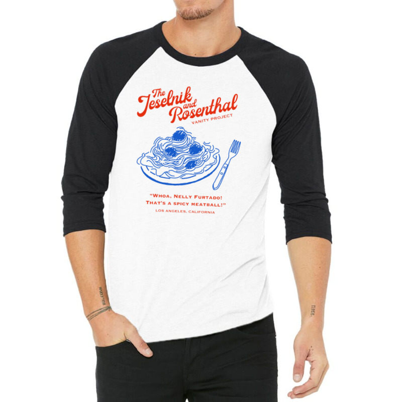 Spicy Meatball Red Blue Version 3/4 Sleeve Shirt | Artistshot