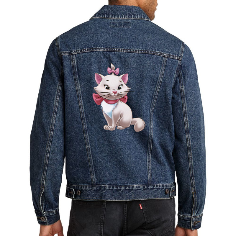 Cat Marie Men Denim Jacket by meritanila | Artistshot