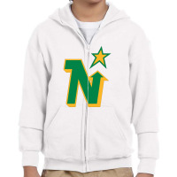 Minnesota North Stars Youth Zipper Hoodie | Artistshot