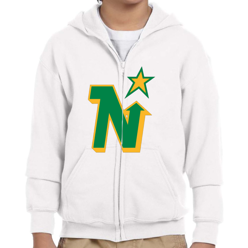 Minnesota North Stars Youth Zipper Hoodie | Artistshot