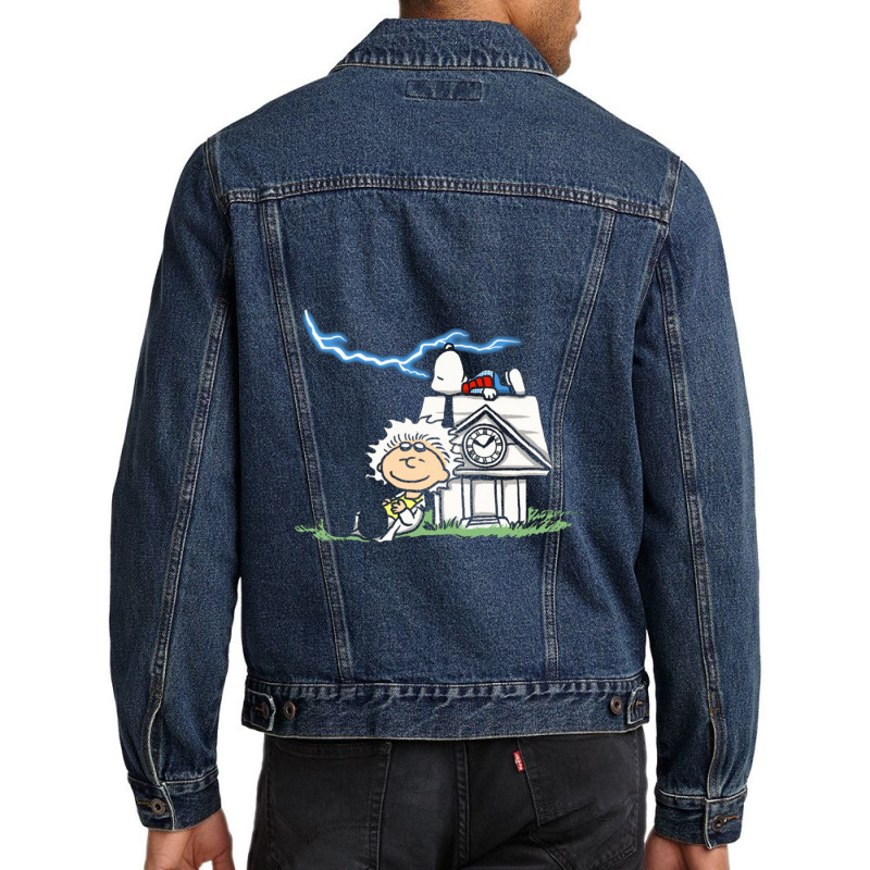 Back To The Peanuts Men Denim Jacket | Artistshot