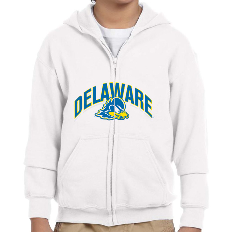 Delaware Fightin' Blue Youth Zipper Hoodie | Artistshot