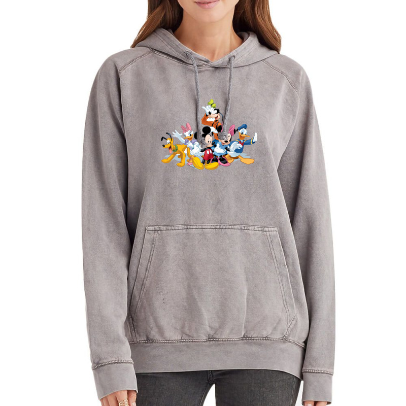 Goofy And Friend Vintage Hoodie by meritanila | Artistshot