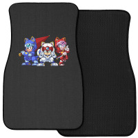 Samurai Pizza Cats Trio Front Car Mat | Artistshot