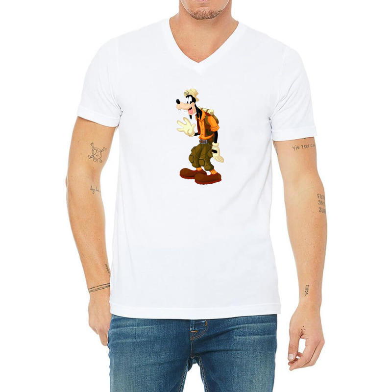 Goofy V-Neck Tee by meritanila | Artistshot