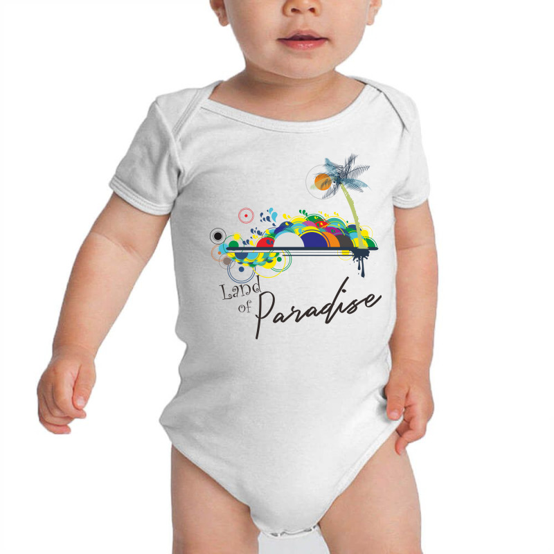 Land Of Paradise Baby Bodysuit by Colle-Q | Artistshot