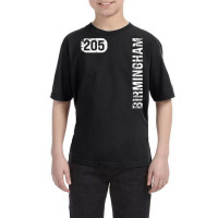 Birmingham Alabama 205 Area Code Vintage Retro Long Sleeve T Shirt Youth Tee | Artistshot