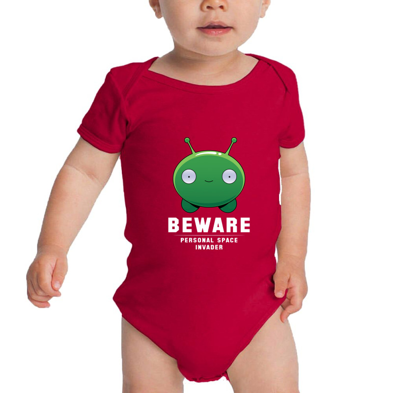 Beware Personal Space Invader 1 Baby Bodysuit by hansrewawi | Artistshot