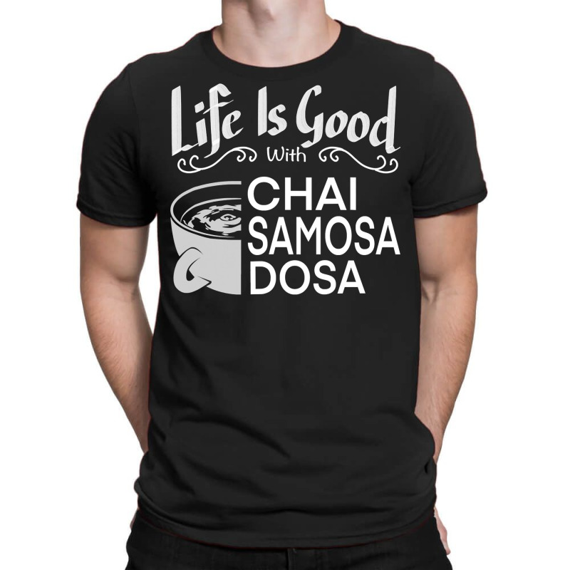 India Food Culture Chai Samosa Desi Humor Funny T-Shirt by thutrinh | Artistshot