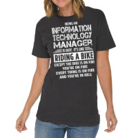 Information Technology Manager Vintage T-shirt | Artistshot