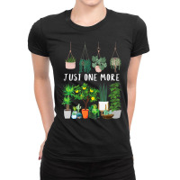 Just One More Plant Lady Mom Indoor Flower Floral Ladies Fitted T-shirt | Artistshot