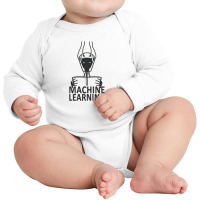 Machine Learning Long Sleeve Baby Bodysuit | Artistshot