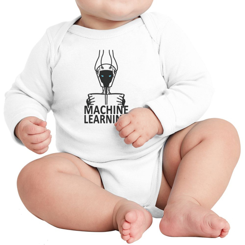 Machine Learning Long Sleeve Baby Bodysuit by cm-arts | Artistshot