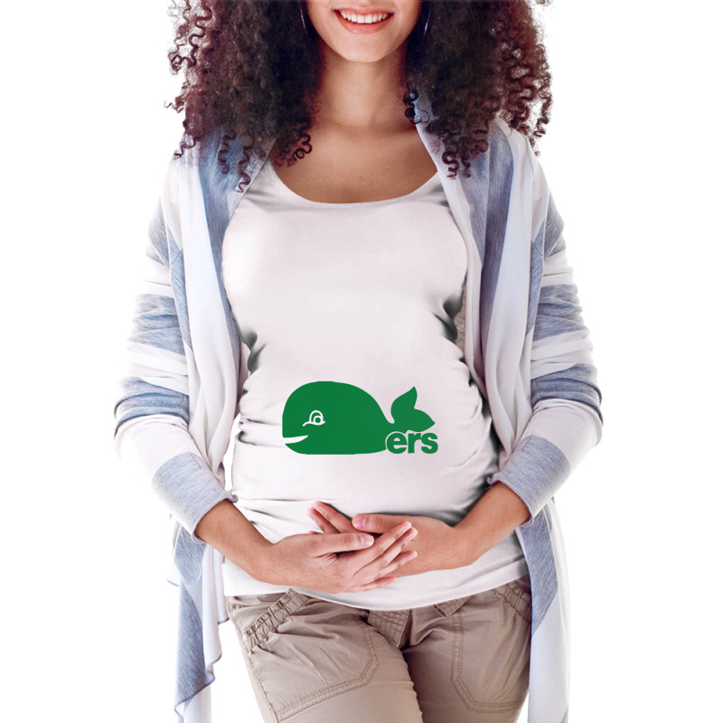 Hartford Whalers Retro Maternity Scoop Neck T-shirt by cm-arts | Artistshot