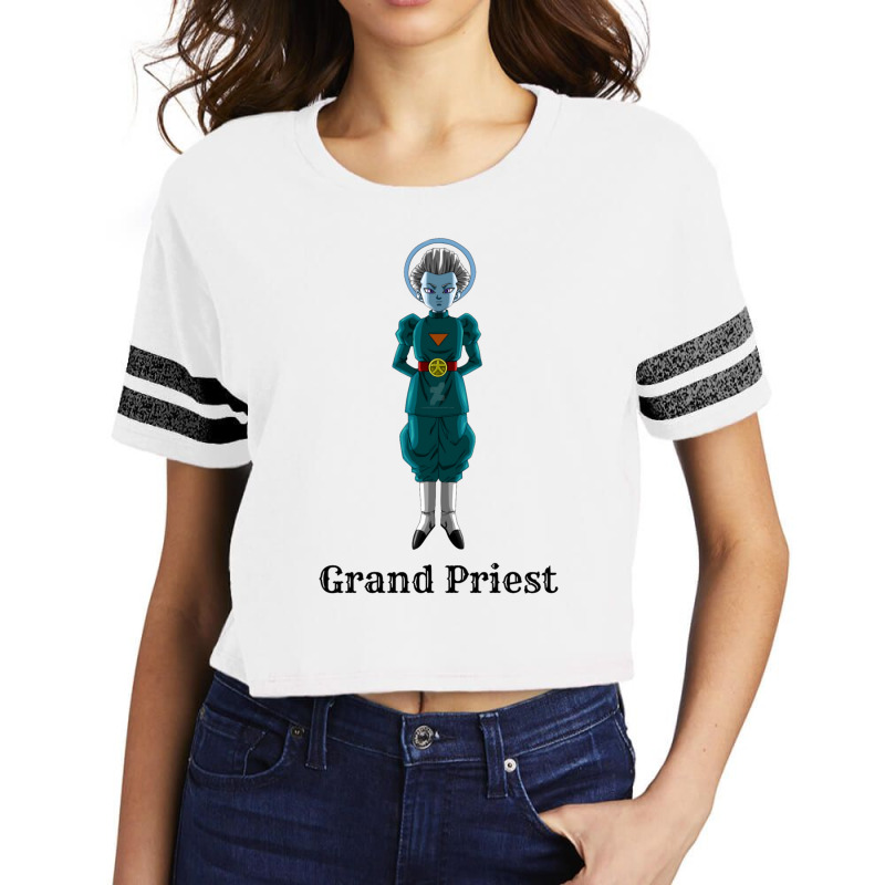 Dragonball Super The Grand Priest Scorecard Crop Tee by RyleeBarnett | Artistshot