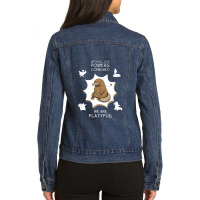 With All Our Powers Combined For Friend Ladies Denim Jacket | Artistshot