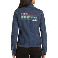 But First Foundational Skills Phonemic Awareness Premium T Shirt Ladies Denim Jacket | Artistshot