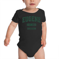 Eugene Oregon Or Vintage Athletic Sports Design T Shirt Baby Bodysuit | Artistshot